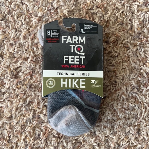 Farm To Feet Damascus Lightweight 1/4 Crew Sock - Picture 1 of 2